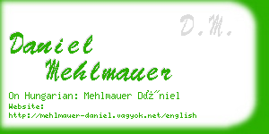 daniel mehlmauer business card